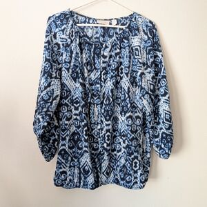 Chico's 3 Button Up Blouse